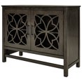 thumbnail image 3 of Aukfa Wood Sideboard Buffet Cabinet with Doors and Adjustable Shelf, Gray, 3 of 10