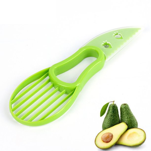 Cortador de aguacate Shea Corer mantequilla pelador de frutas cortador separador de pulpa cuchillo de plástico utensilios de cocina para verduras utensilios de cocina LingWen 8390612399756