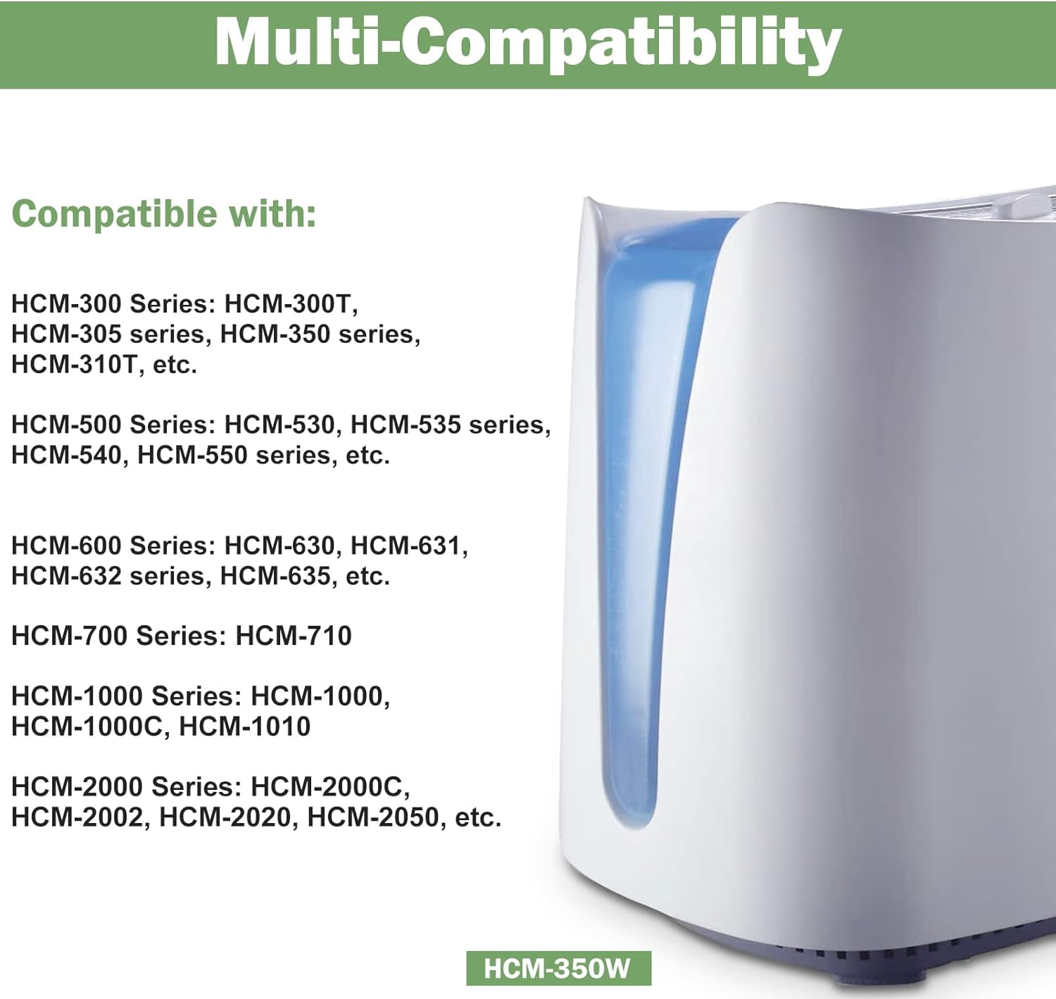 4-Pack Humidifier Filter A Replacement for Honeywell Humidifier HCM-350 Series, HCM710, HEV312W, Filter HAC-504