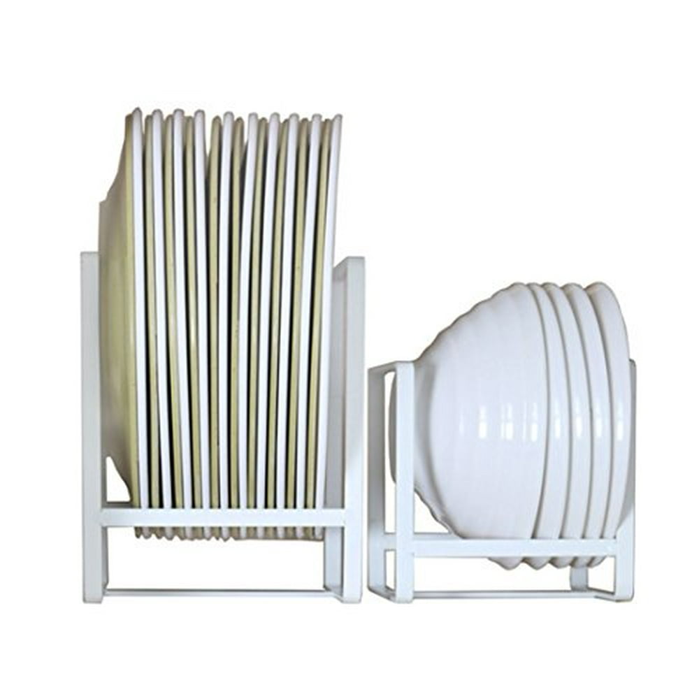 Plate Holders Organizer for Kitchen Vertical Metal Dinner