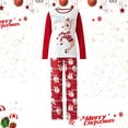 thumbnail image 2 of VNKIDY Women Xmas Family Matching Pajamas Crewneck Long Sleeve Top With Pants Printed Holiday Homewear Sleepwear Nightwear Classic Pjs, 2 of 3