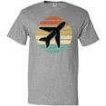 thumbnail image 3 of Inktastic Airplane Pilot Vintage Sunset T-Shirt, 3 of 5
