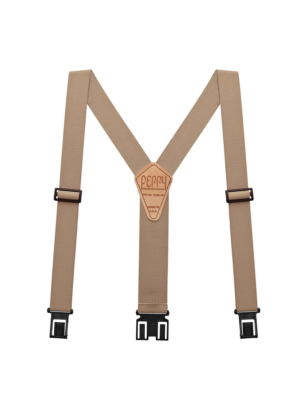 Perry Suspenders Men's Elastic Hook End Suspenders (Tall Available