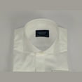 thumbnail image 6 of Men Sateen Cotton Blend Shirt Manschett Quesste Turkey Slim Fit 4130-02 Ivory, 6 of 7