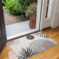 thumbnail image 2 of Brown Boho Geometric and Plant Pattern Door Rugs,Washable Non Slip Door Mats Indoor,Decorative Door Mats,Entry Mat Indoor for Entrance,Bedroom,Kitchen,Bathroom,17"x30", 2 of 6