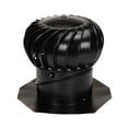 thumbnail image 2 of Air Vent Air Hawk 18.4 in. H X 20.2 in. W X 20 in. L X 12 in. D Black Aluminum Turbine and Base, 2 of 2