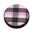 thumbnail image 3 of Multi-Size Car Tire Dust Cover Sunscreen, Corrosion, Dust And Water Keep Spare Tires Clean Lavenderblush Buffalo Plaid Check Tartan Scotland_3 15 Inch, 3 of 8