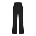 thumbnail image 5 of Lilgiuy Women's Loose High Waist Wide Leg Pants Workout Out Leggings Casual Trousers Yoga Gym Pants Rugged Flex Ripstop Utility Pant, 5 of 5