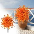 thumbnail image 2 of Cheapark Coucher de Soleil Feuilles Rouges Simulation Feuillage Tige Décoration d'Automne pour Vase de Sol Arrangement Entrée Cour Décoration d'Automne, 2 of 8