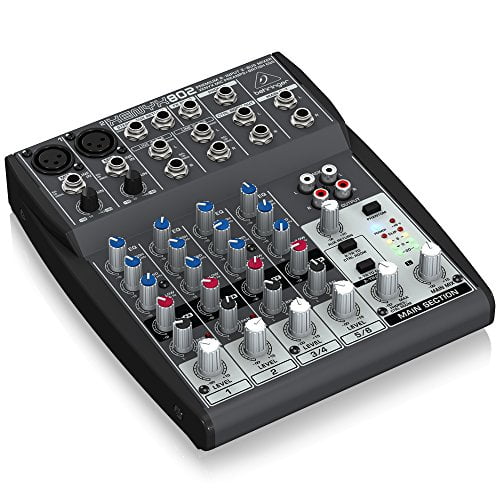 Behringer Xenyx 802 Premium 8-Input 2-Bus Mixer with Xenyx Mic