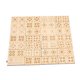 thumbnail image 5 of Quilt Juego De Dominó Con Bloques De Edredón De 28 Piezas, Juego Educativo, Bloques De Rompecabezas De Madera De Cerezo, Juego De Dominó Para 2-4 Jugadores, 5 of 7