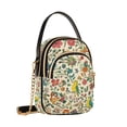 thumbnail image 7 of FORMRS Crossbody Bag for Women Quilted Travel Shoulder Cell Phone Purse with Chain Strap Handbag, Beige Cartoon Animals, 7 of 7