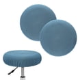 thumbnail image 1 of Uxcell 2-Pack Fundas Redondas para Taburetes de Bar, para Fundas de Asiento de Malla de Poliéster de 12-14 Pulgadas con Bandas Elásticas [Azul Lago], 1 of 7