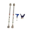 thumbnail image 2 of Varilla de extensión para herramienta de pulverización Accesorios para herramientas de pulverización Fácil de usar Profesional Reemplazar Plata, 2 of 8