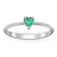 thumbnail image 2 of Heart Birthstone Ring - Emerald (May), 2 of 6