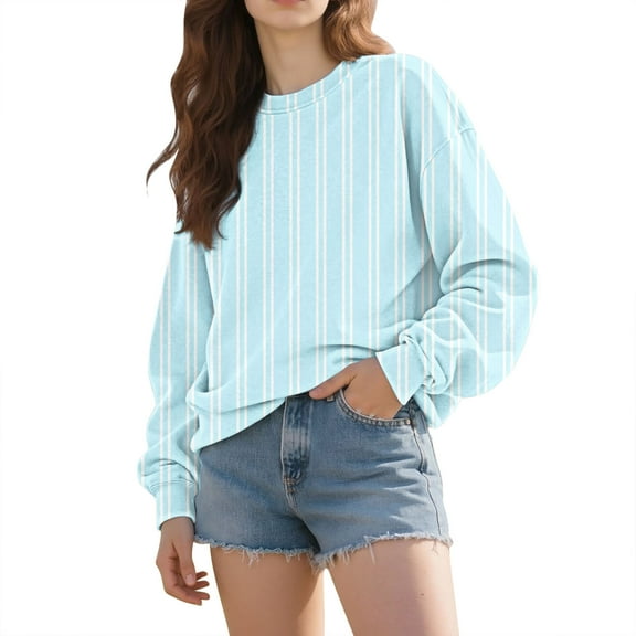 Holzkary Oversized Sweatshirt for Women Warm Soft Printed Shirt Winter Sweatshirts Tops Loose Fit Casual Long Sleeve Sweatshirt Comfy Fall Winter Outfits Clothes 2025 Fashion Lb1 L