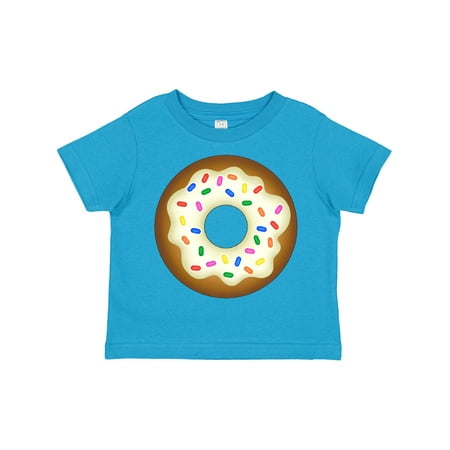 

Inktastic Donut with White Frosting and Sprinkles Gift Toddler Boy or Toddler Girl T-Shirt