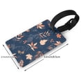thumbnail image 4 of Daiia Autumn Leaves With Blue Durable Luggage Tags with Secure Strap Travel ID Tags Suitcase ID Tags Bag Identification Tags - Easy Identification for Men and Women, 4 of 8