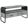 thumbnail image 5 of ACME Raziela Storage TV Stand in Concrete Gray and Black Metal Frame, 5 of 7