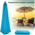 thumbnail image 2 of HSHDLDF Auvent de Remplacement pour Parasol de Patio 8,8 Pi, 6 Baleines, Housse Ronde en Polyester pour Parasol de Patio, Housse de Remplacement pour Parasol d'Extérieur, Parasol de Marché, Dessus, 2 of 7
