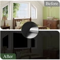 thumbnail image 4 of Remiawy Blackout Blinds for Bedroom, 118" x 57" Portable Blackout Shades No Drill Window Blinds Cut to Size, Travel Blackout Curtains Window Cover Film for Nursery, Bedroom, Dorm Room, RV, Black, 4 of 7