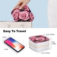 thumbnail image 4 of Mother's Day Rose Premium Jewelry Box Organizer with Metal Zipper & Compact Design, 4 of 6