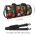 thumbnail image 4 of Fotbe Strawberry2 Pattern Foldable Sports Gym Bag with Wet Dry Pocket, Ultralight Travel Bag, Large Capacity Duffel Bag, Splash Proof Carry on Bag, Overnight Bag, Weekender Bag, 4 of 8