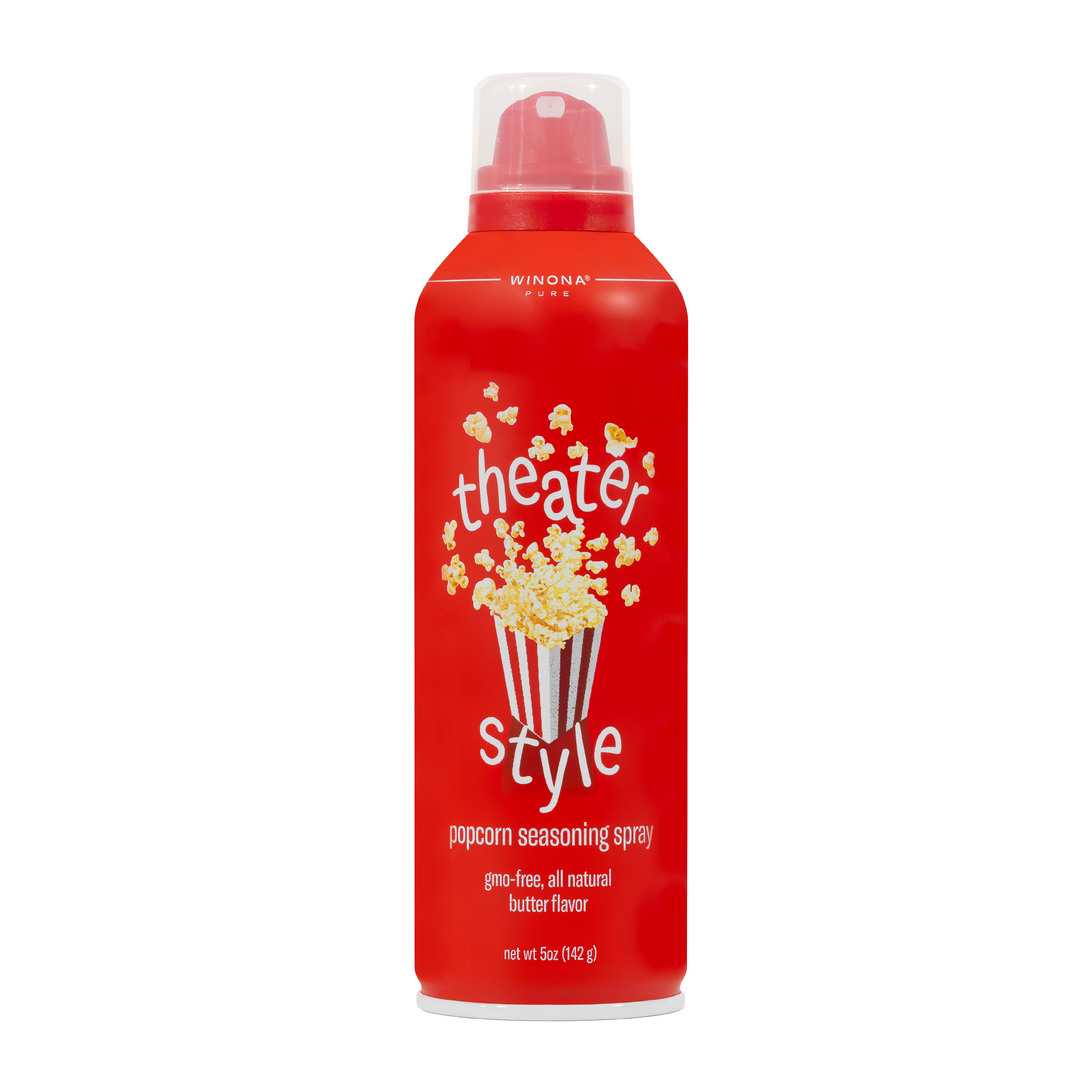 (2 pack) Winona Pure Theater Style Butter Popcorn Spray – All-Natural, Low Calorie, Dairy-Free, Gluten-Free, 5 oz