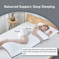 thumbnail image 4 of Body Pillow Insert - Full Body Pillow for Adults - Large Long Bed Pillow for Side Sleeper - Firm Breathable Support - 20 x 54 Inch - White, 4 of 5