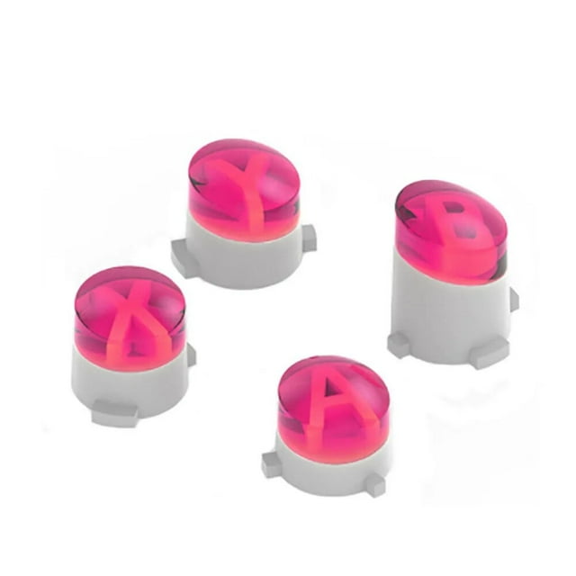 1Set Replacement Buttons ABXY Mod Kit for Xboxone Controller Button For Xbox One Slim / Elite Xbox Series X S Repair Part Pink