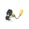 thumbnail image 2 of Unique Bargains 3pcs On/Off Ceiling Fan Canopy Pull Chain Switch 6A 125VL Gold Tone, 2 of 2