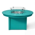 thumbnail image 5 of WestinTrends Helios 47" Modern Outdoor 55,000 BTU Patio Propane Round Fire Pit Table (Rocks Not Included), Turquoise, 5 of 15