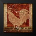 thumbnail image 2 of Medley, Elizabeth 12x12 Black Modern Framed Museum Art Print Titled - Good Morning Sunshine, 2 of 5