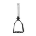 thumbnail image 1 of Starfrit Gourmet STEEL Presse-Purée Nylon avec Manche Acier Inoxydable, Tête Résistante À La Chaleur, Racloir Intégré, Durable, Compatible Revêtements Antiadhésifs, Va Au Lave-Vaisselle, 1 of 5