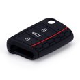 thumbnail image 4 of Applicable to VW Golf 7 (5G) Cover GTI Design Ignition Keys Key Cover Faceplate Cover Black Red 000087012 algca, 4 of 5