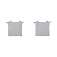 thumbnail image 4 of Cojín de asiento Heavy Duty Yuarrent Reemplazo de silla de computadora Gris claro 45x45cm 2piezas, 4 of 6