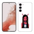 thumbnail image 1 of TalkingCase Slim Phone Case Compatible for Samsung Galaxy S23+ Plus 2023, Cute Devil Girl Print, Lightweight, Flexible, USA, 1 of 7