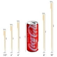 thumbnail image 4 of Koadzawe 1Pack 100Pcs Bamboo Wooden Paddle Picks Skewers Cocktail Picks Barbecue Stick For Bbq,Grilling,Barbeque Snacks,Appetizer, Dessert, Fruit, Sausage, Burger Appetizer Skewers, 4 of 9