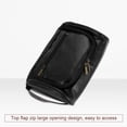 thumbnail image 3 of Neceser Único Bargains Bolsa de Cosméticos de Viaje PU para Mujeres Organizador de Viaje Impermeable y Duradero con Compartimentos Negro, 3 of 7