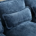 thumbnail image 5 of 110'' Fabric Sectional Sofa Couch, Reversible U-Shape Cloud Sofa with 2 Ottoman, 4-Seat Sofa Couch with Pillow for Living Room, Apartment, 5 of 7