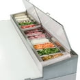 thumbnail image 3 of Norpole 24 cu. ft. Commercial Pizza Prep Refrigerator in Stainless Steel in Stainless Steel, 3 of 9