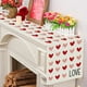 thumbnail image 4 of Bandera de mesa colorida, ideal para el Día de San Valentín, restaurantes, salas de estar, decoración de mesa, bodas, aniversarios y ambiente festivo. Disponible en cuatro tamaños., 4 of 6