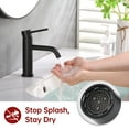 thumbnail image 6 of SUMERAIN Modern Matte Black Bathroom Faucet,Single Handle One Hole Lavatory Vanity Sink Faucet, 6 of 11