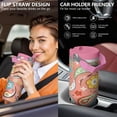 thumbnail image 5 of 30 Oz Tumbler Paisley Tumbler with Lid and Straw, Birthday Gift Cup for Friend Women Men Coffee Travel Mug Thanksgiving Day Halloween Christmas Gift Water Bottle, 5 of 7