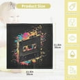 thumbnail image 2 of 3 PCS Music Retro Cassette Baby Muslin Washcloths, Pop Art Style Soft Absorbent Face Towel Burp Cloths Cotton Bath Wipes Infant Wash Cloth for Newborn Boys Girls, 2 of 7