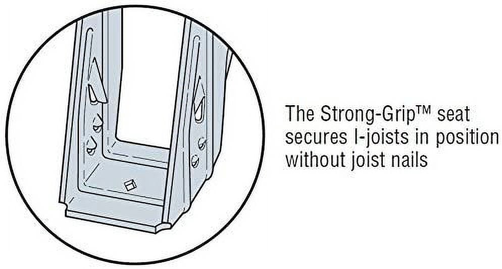 Simpson Strong Tie 25 ITS1.81/11.88 1-3/4 in. by 11-7/8 in. Top Flange I-Joist Hanger 25-Pack