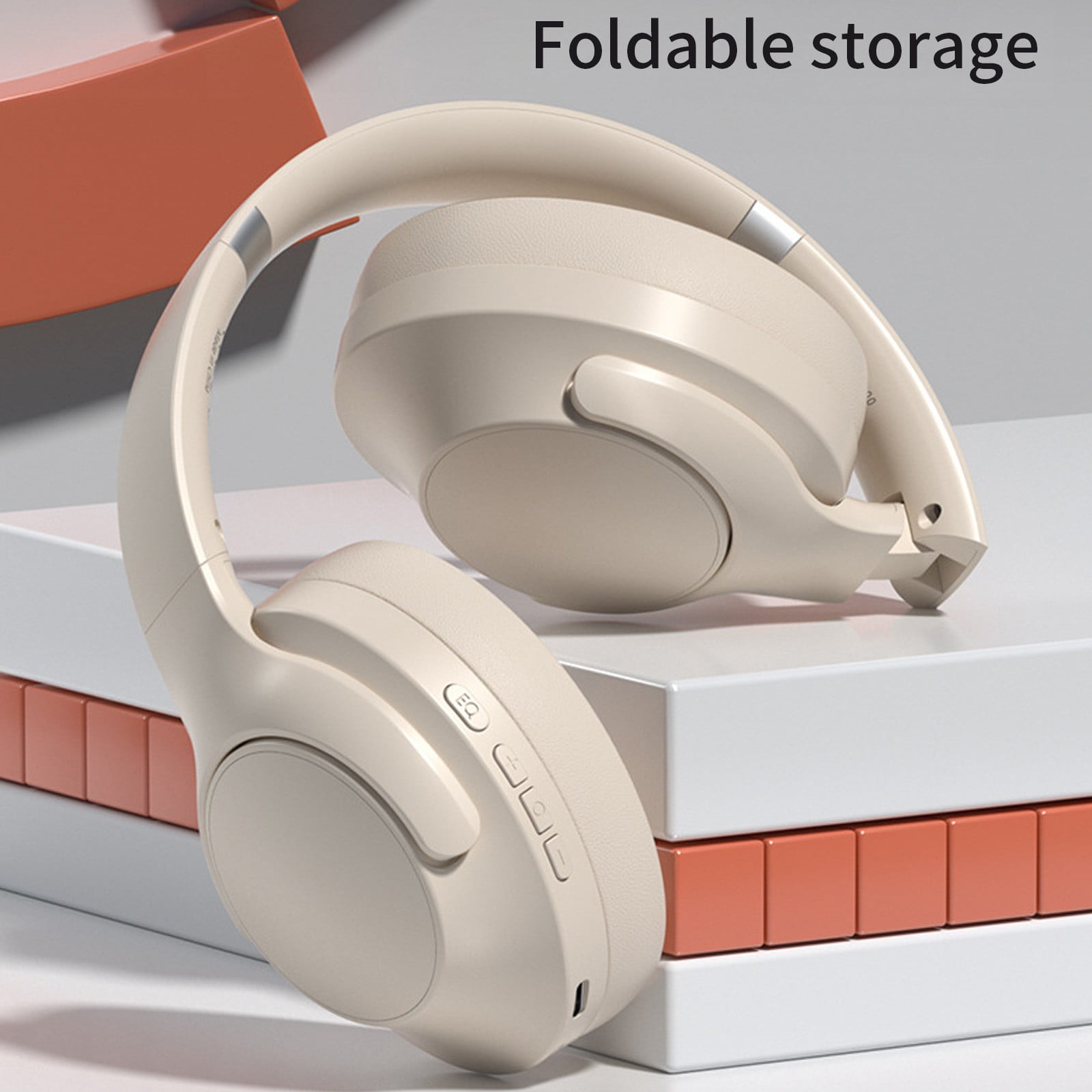 Bluetooth Earbuds Headset – Bluetooth 5.3 Headworn Wireless Earphones For Noise Reduction And Call Foldable And Scalable For Comfortable Wearing Of Bluetooth Earphones