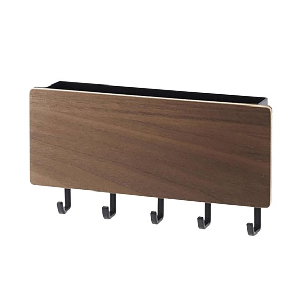 EGNMCR Hooks for Hanging Wall Mounted Key Rack Non Hole Hook Key Rack Solid Wood Sundries Storage Rack key rack