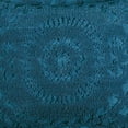 thumbnail image 2 of Better Trends Rio Collection en Chenille Tuftée 100 % Coton, Design Floral, Couvre-Lit Twin, Turquoise, 2 of 4
