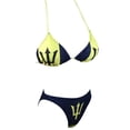 thumbnail image 3 of Women's Fashion Caribbean Jamaican Flag Rasta Bikini Swimsuit Swimwear, 3 of 4